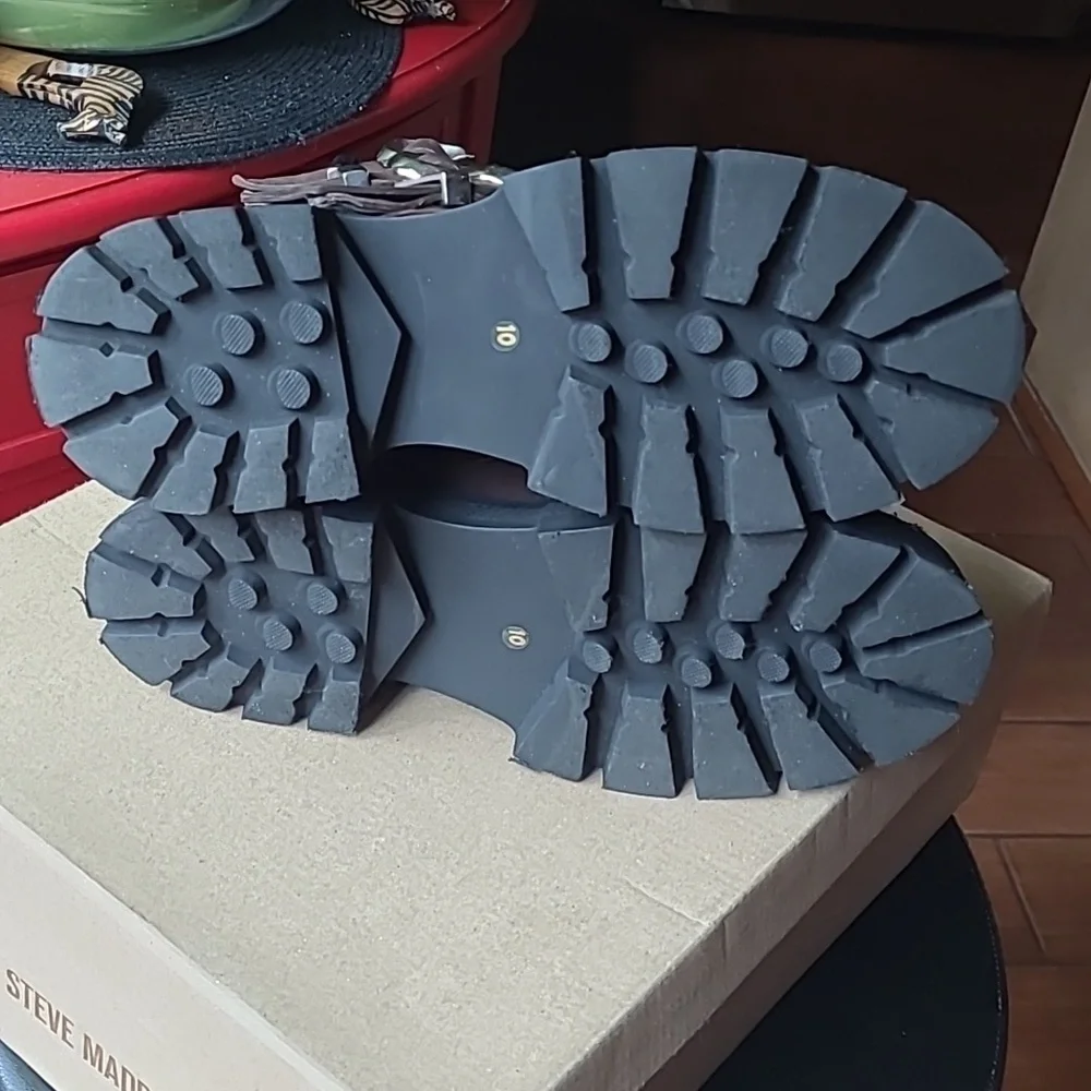 Steve Madden Buckle Ankle Boots - Picture 8 of 11